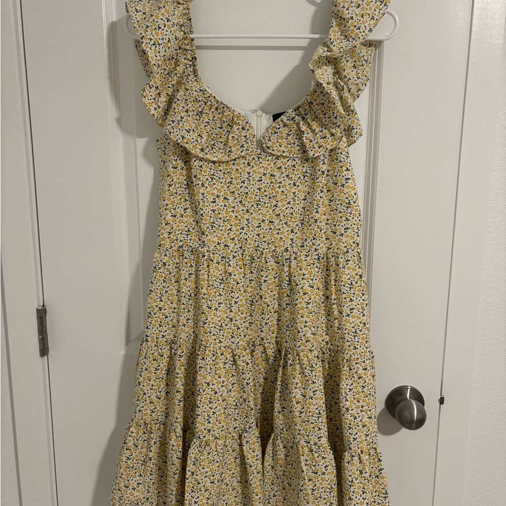 Sugar Lips Floral Yellow Dress